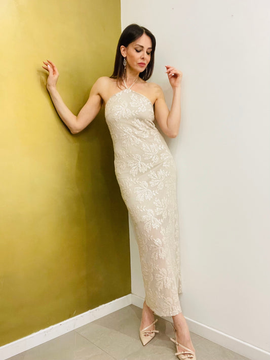 ABITO LUNGO PAILLETTES