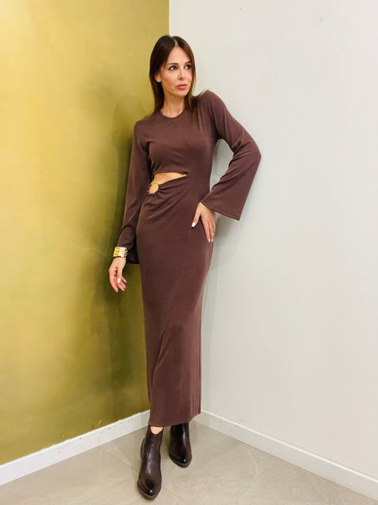 ABITO LUNGO ANELLO CUTOUT