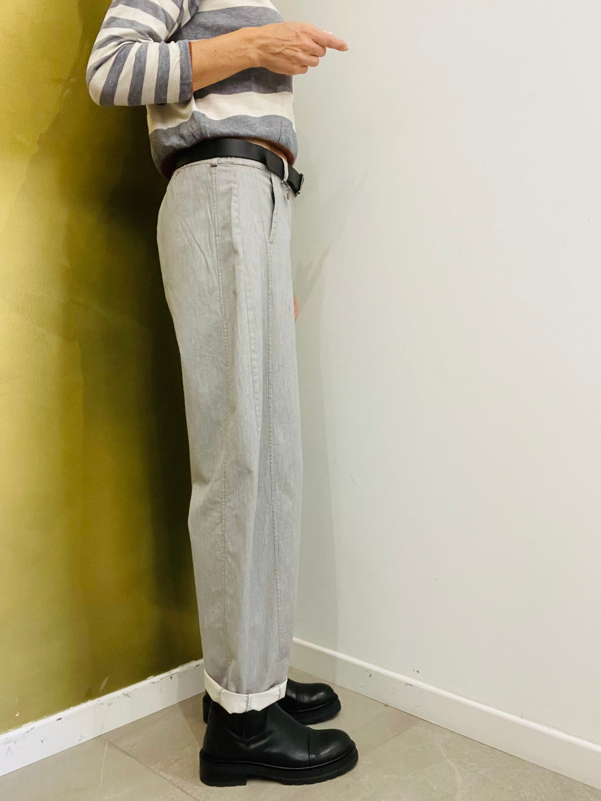 PANTALONE OVETTO GRIGIO