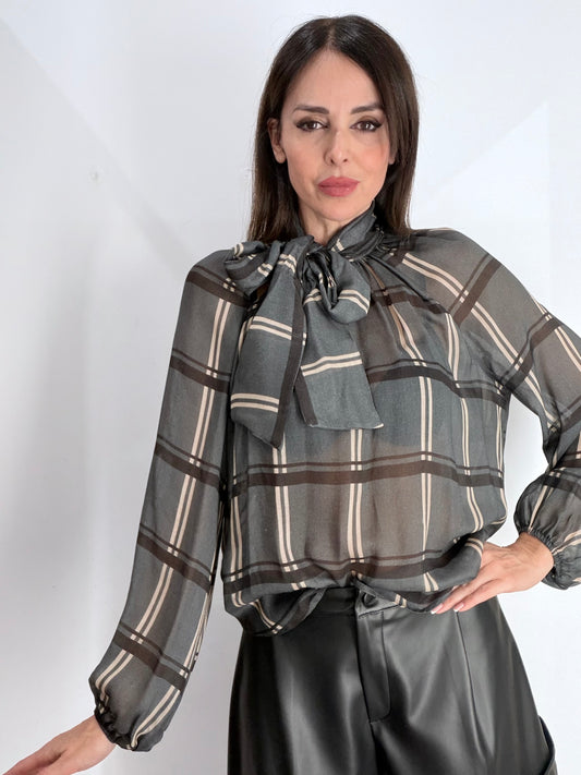 BLUSA FANTASIA CHECK