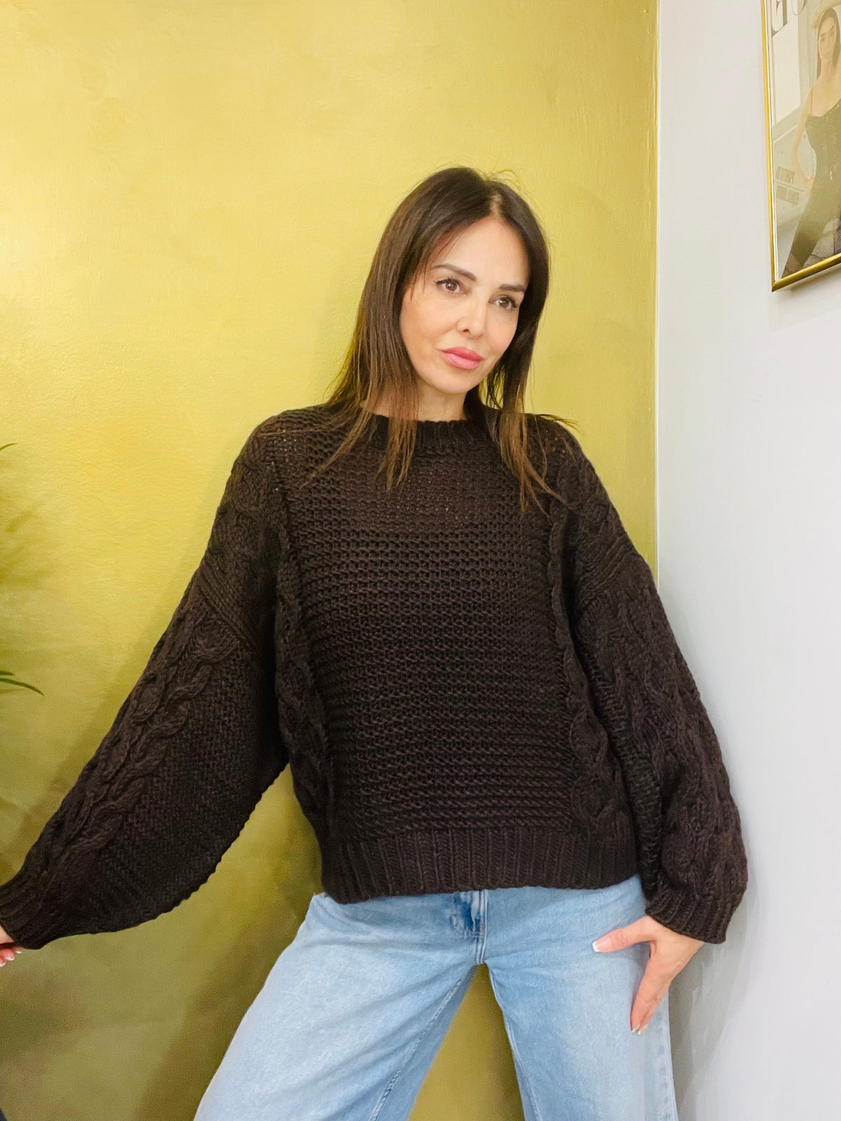 MAGLIONE TRECCE