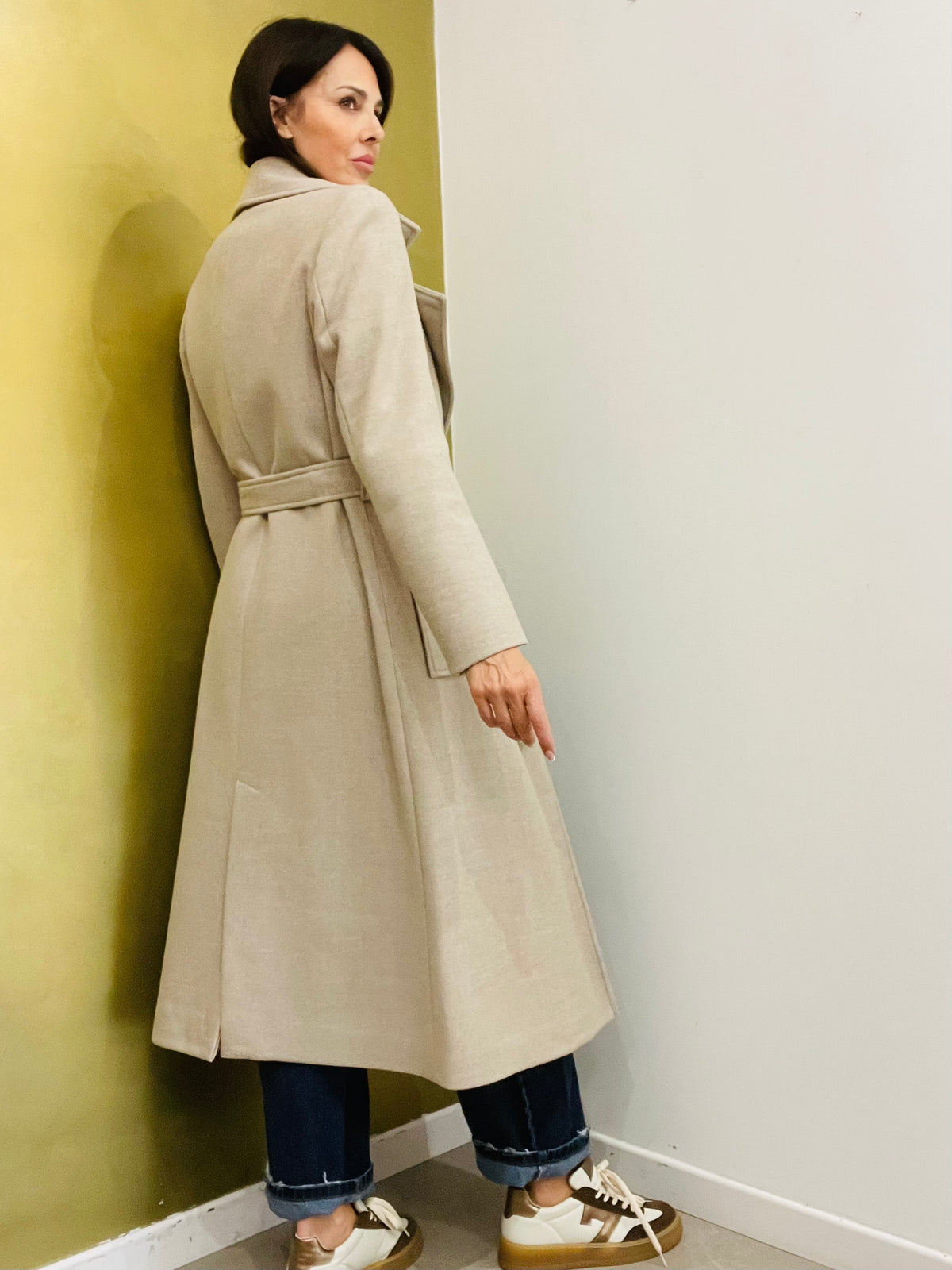 CAPPOTTO LUNGO CON CINTURA
