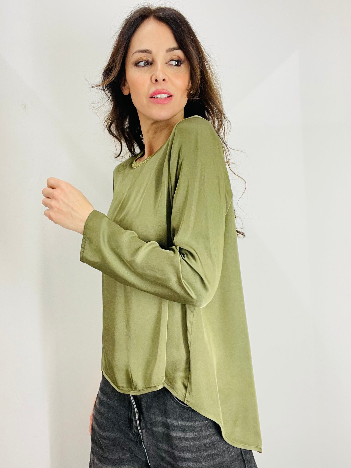 BLUSA SCOLLO LUREX