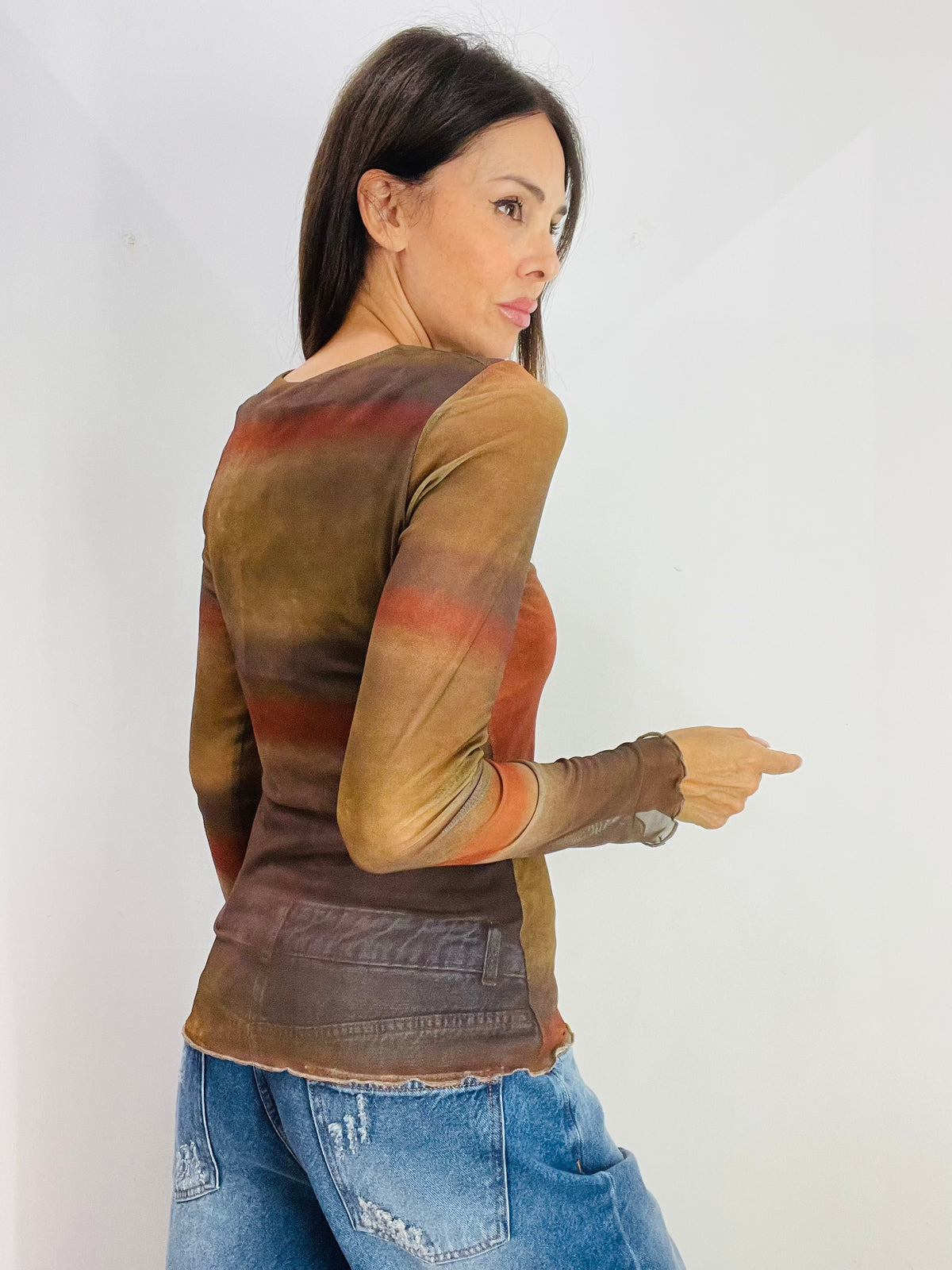 MAGLIA TULLE SFUMATA