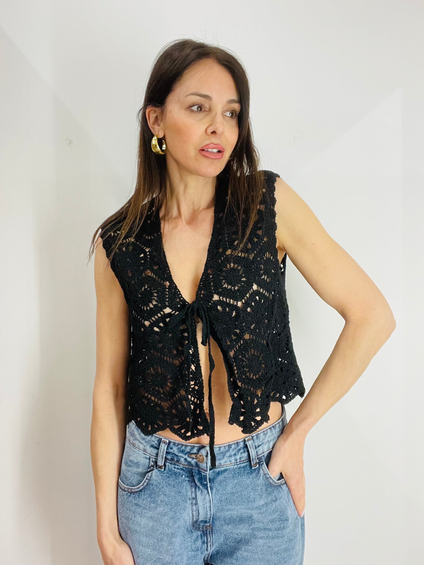 GILET CROCHET