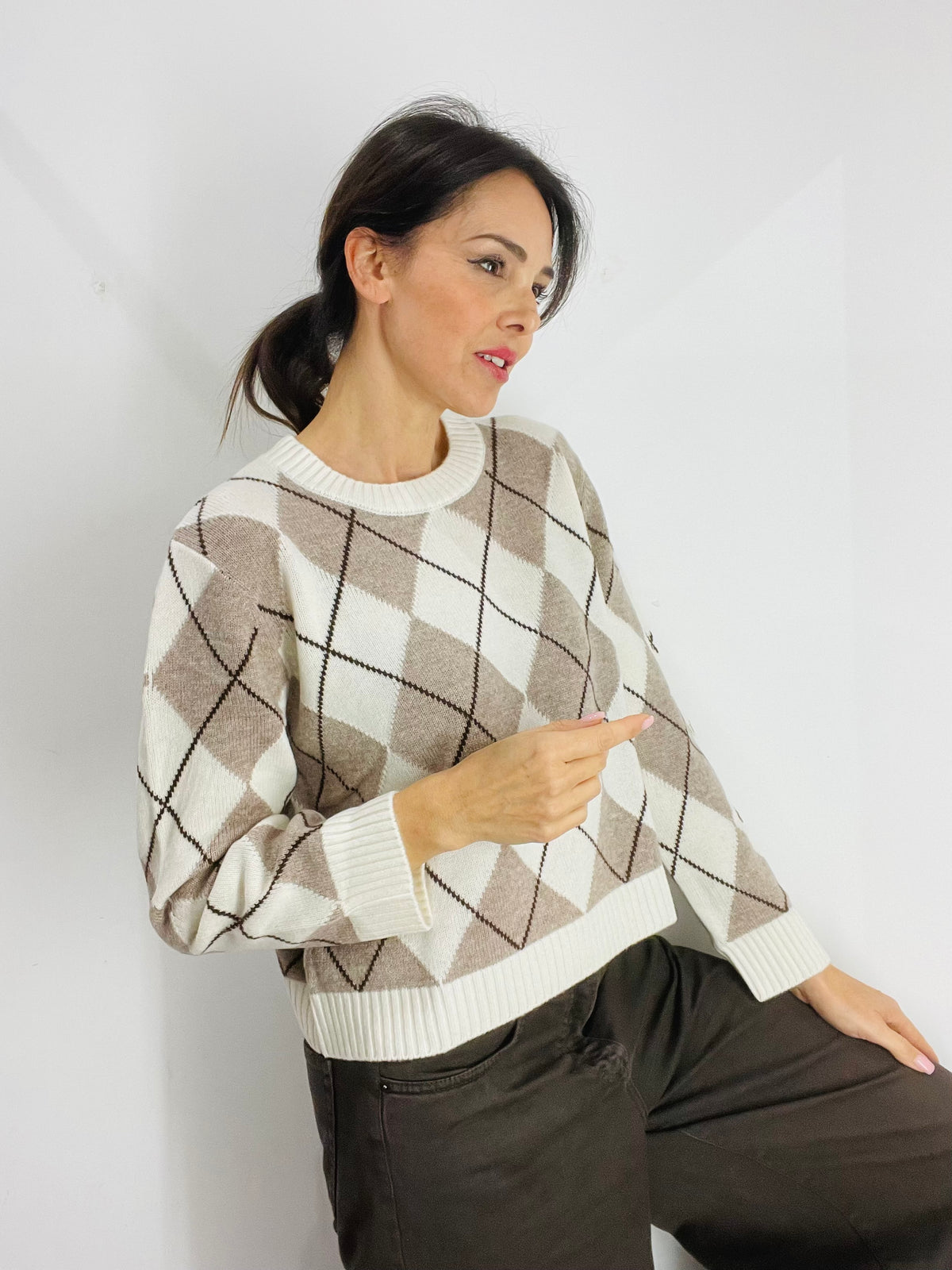MAGLIA A ROMBI