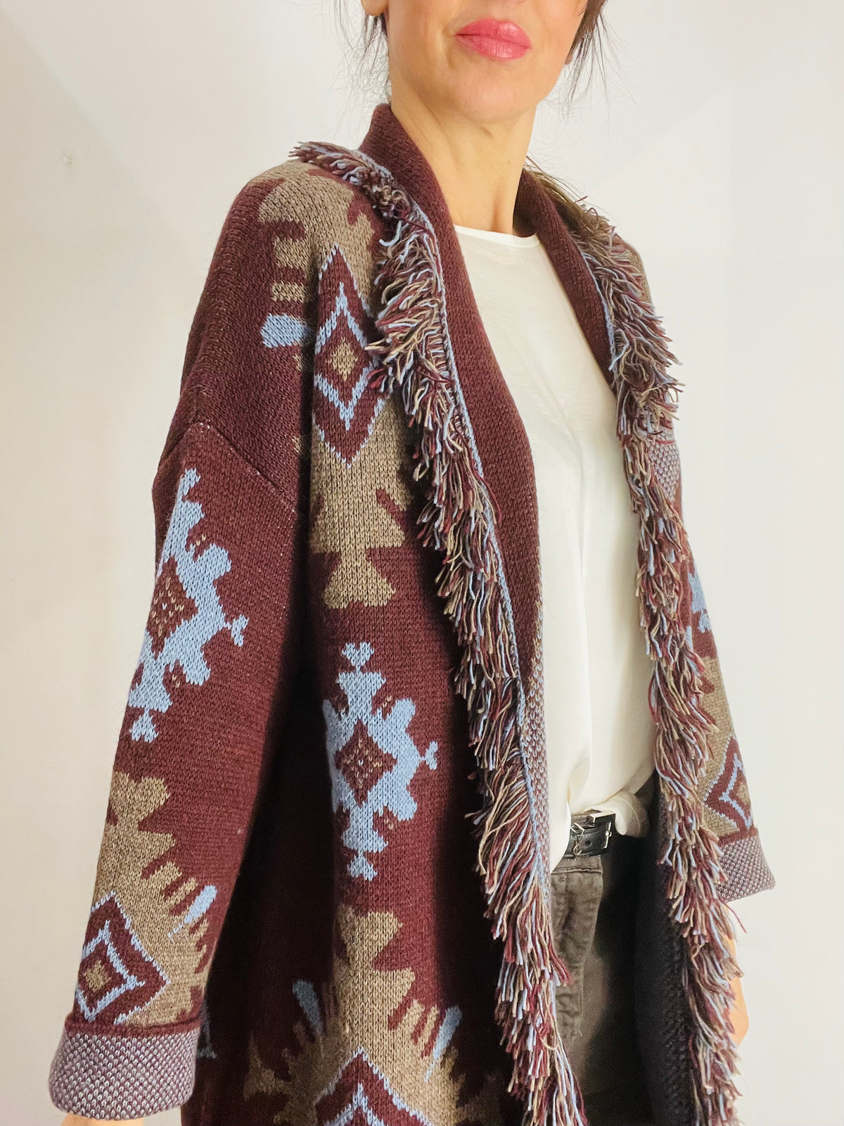 CARDIGAN ALANUI CON CINTURA