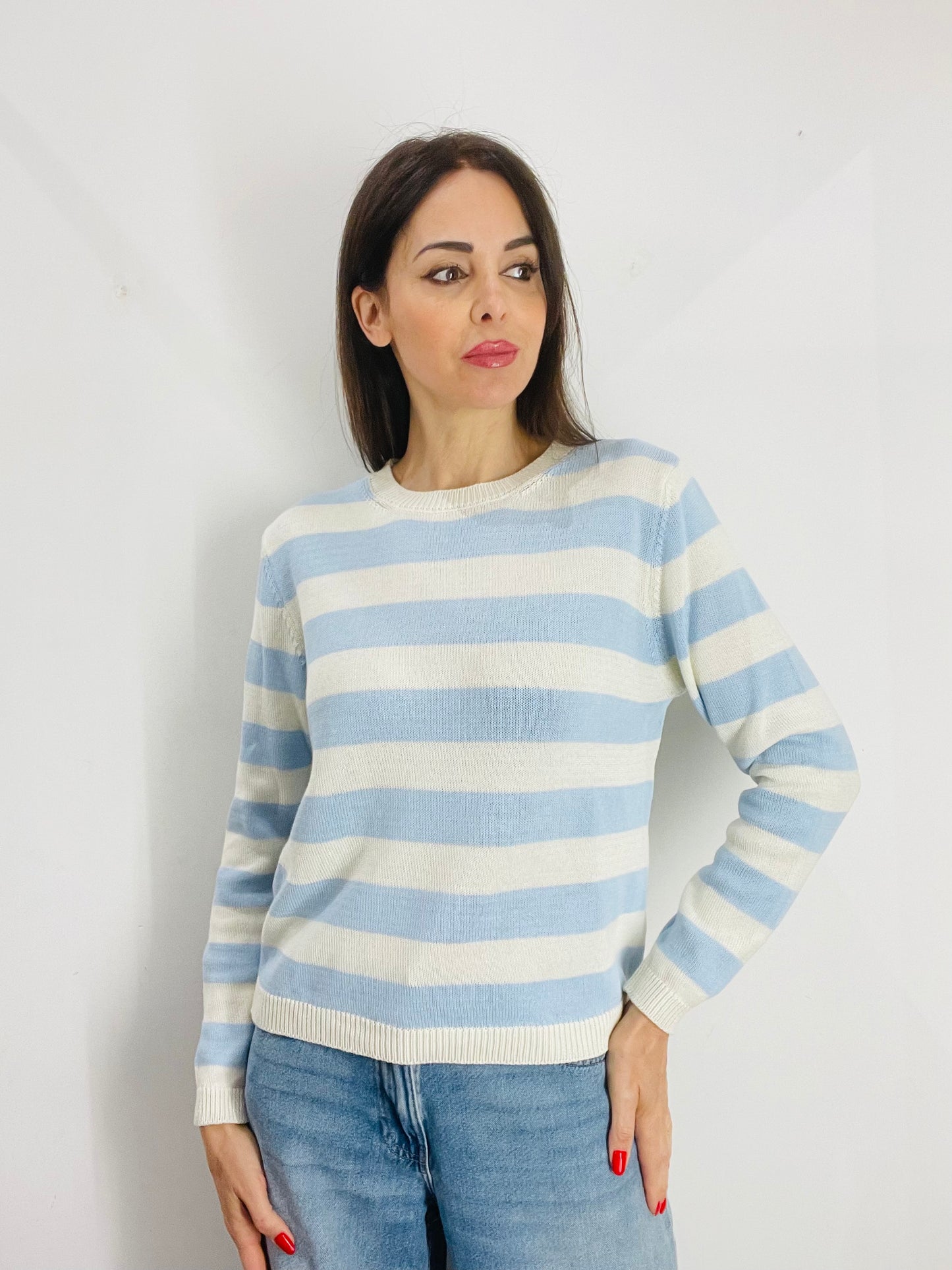 MAGLIA A RIGHE