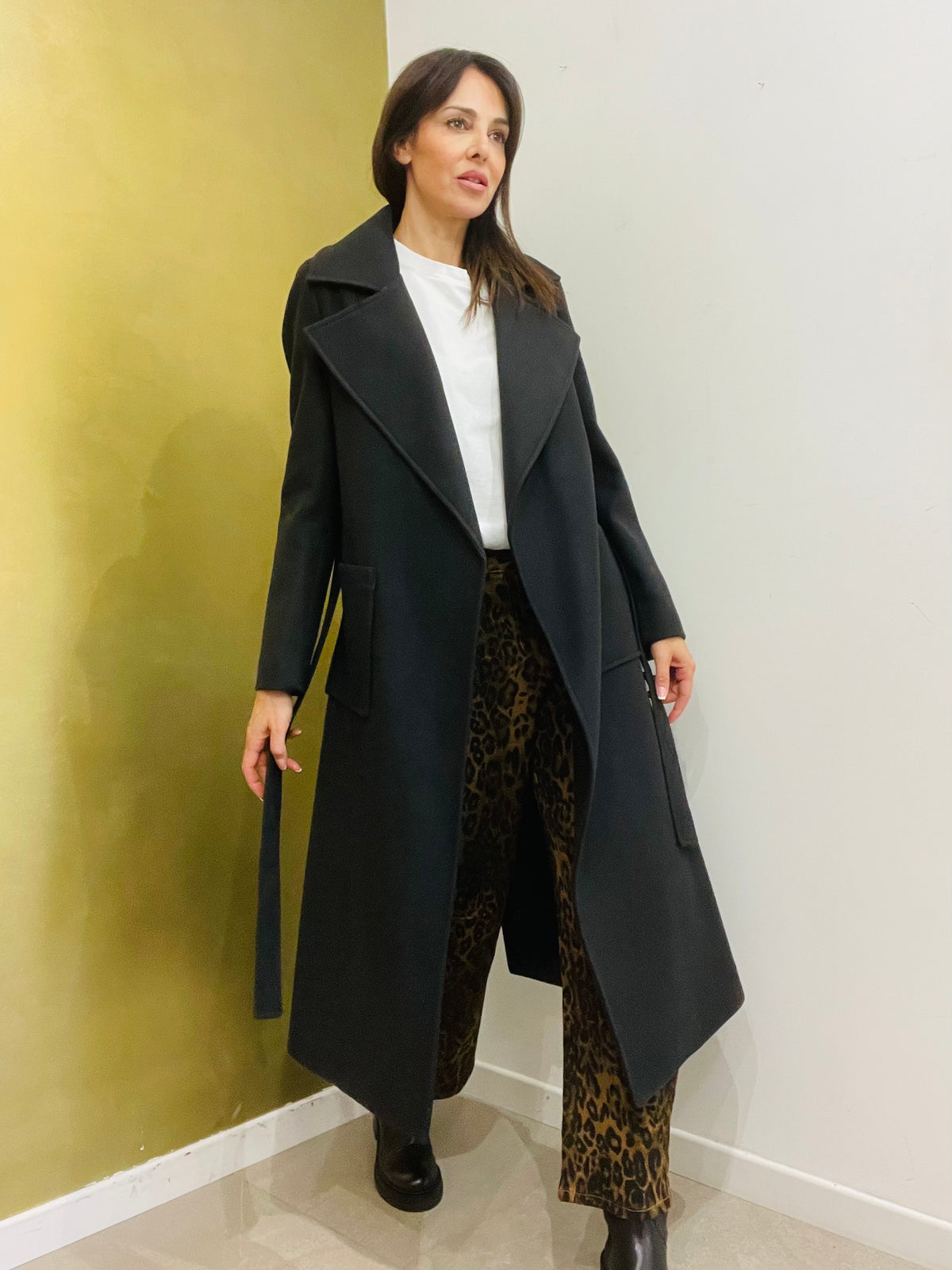 CAPPOTTO LUNGO CON CINTURA