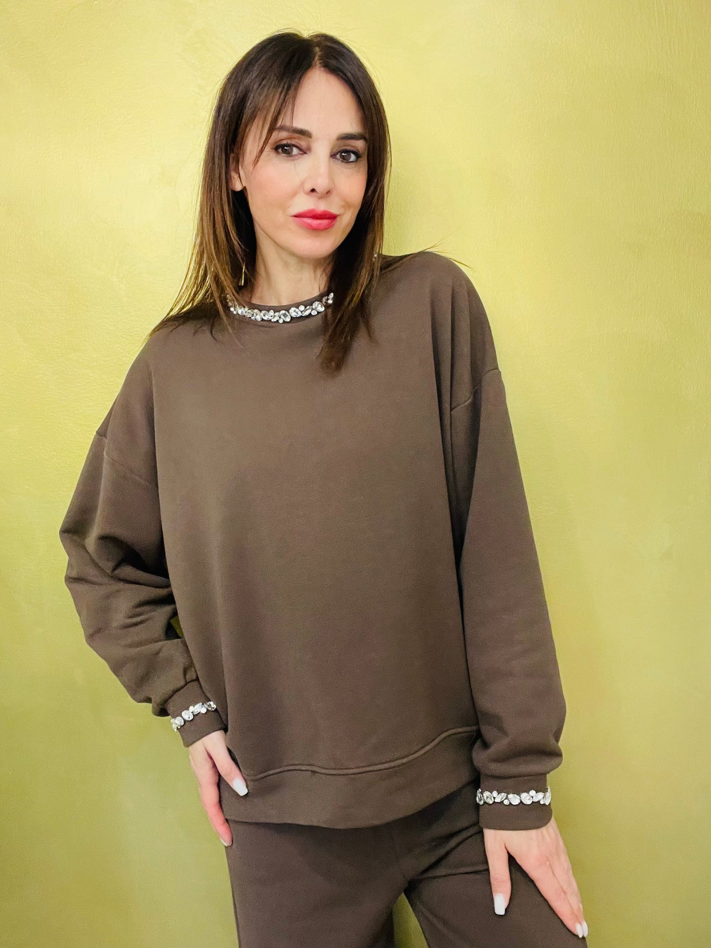 FELPA TUTA DIAMANTI