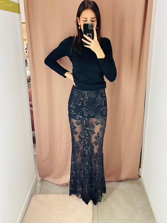 GONNA LUNGA PAILLETTES