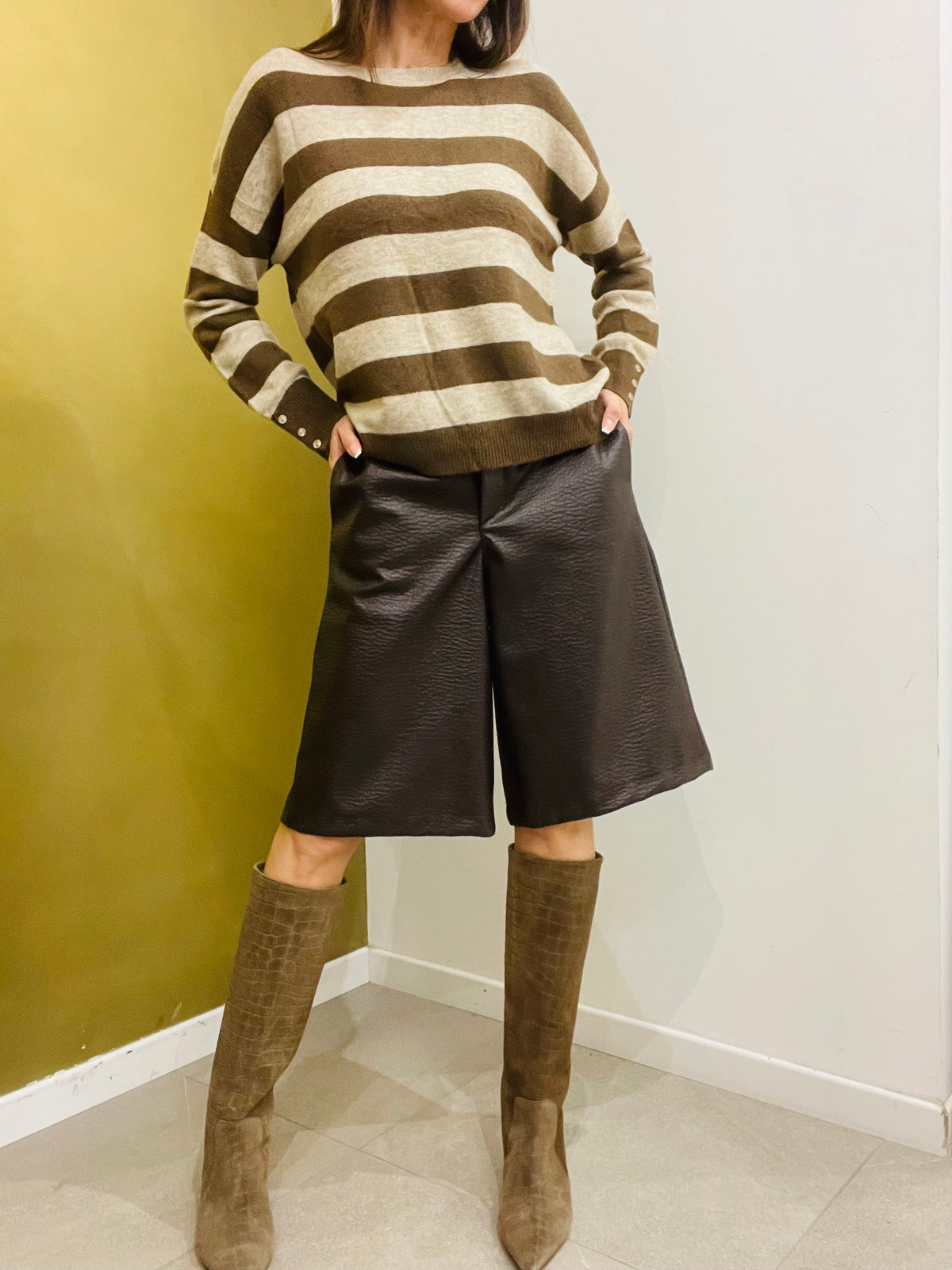 BERMUDA ECO PELLE