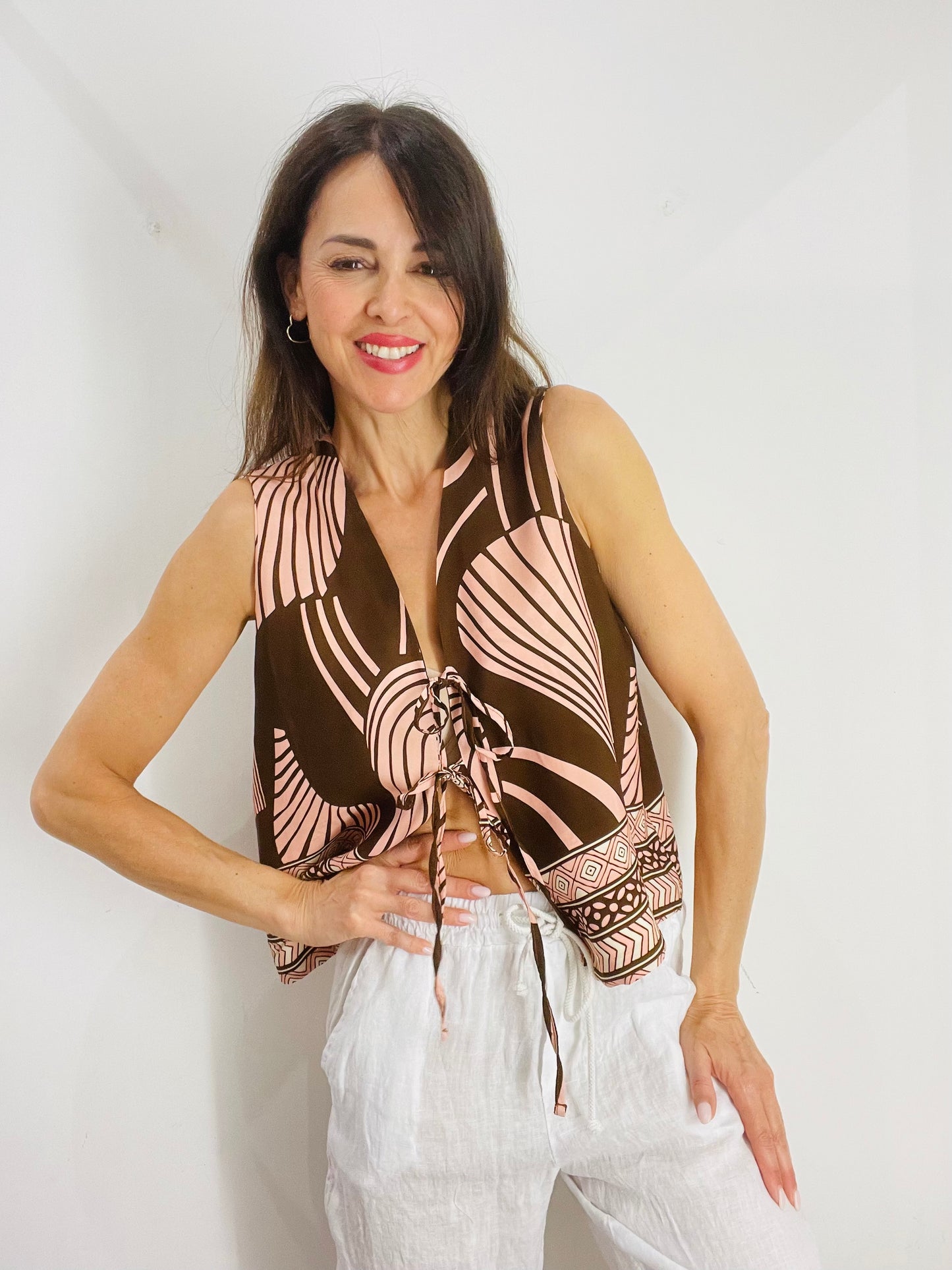 GILET FANTASIA GEOMETRICA