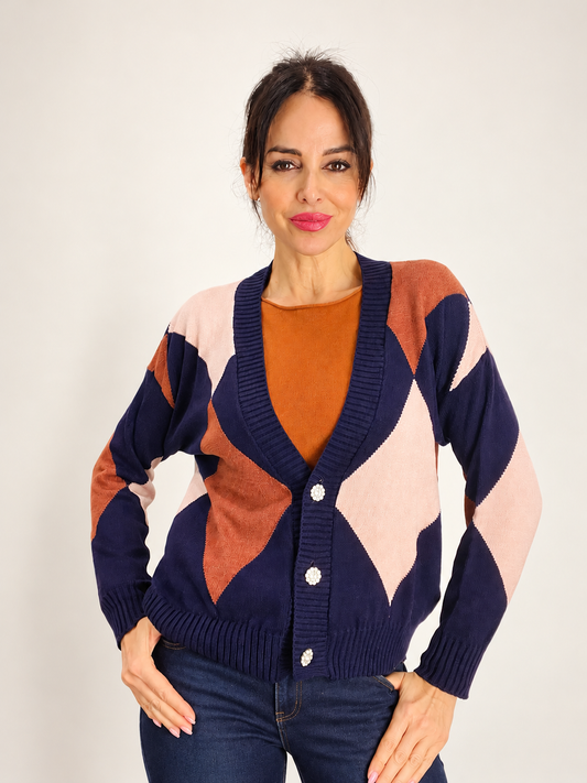 CARDIGAN ROMBI