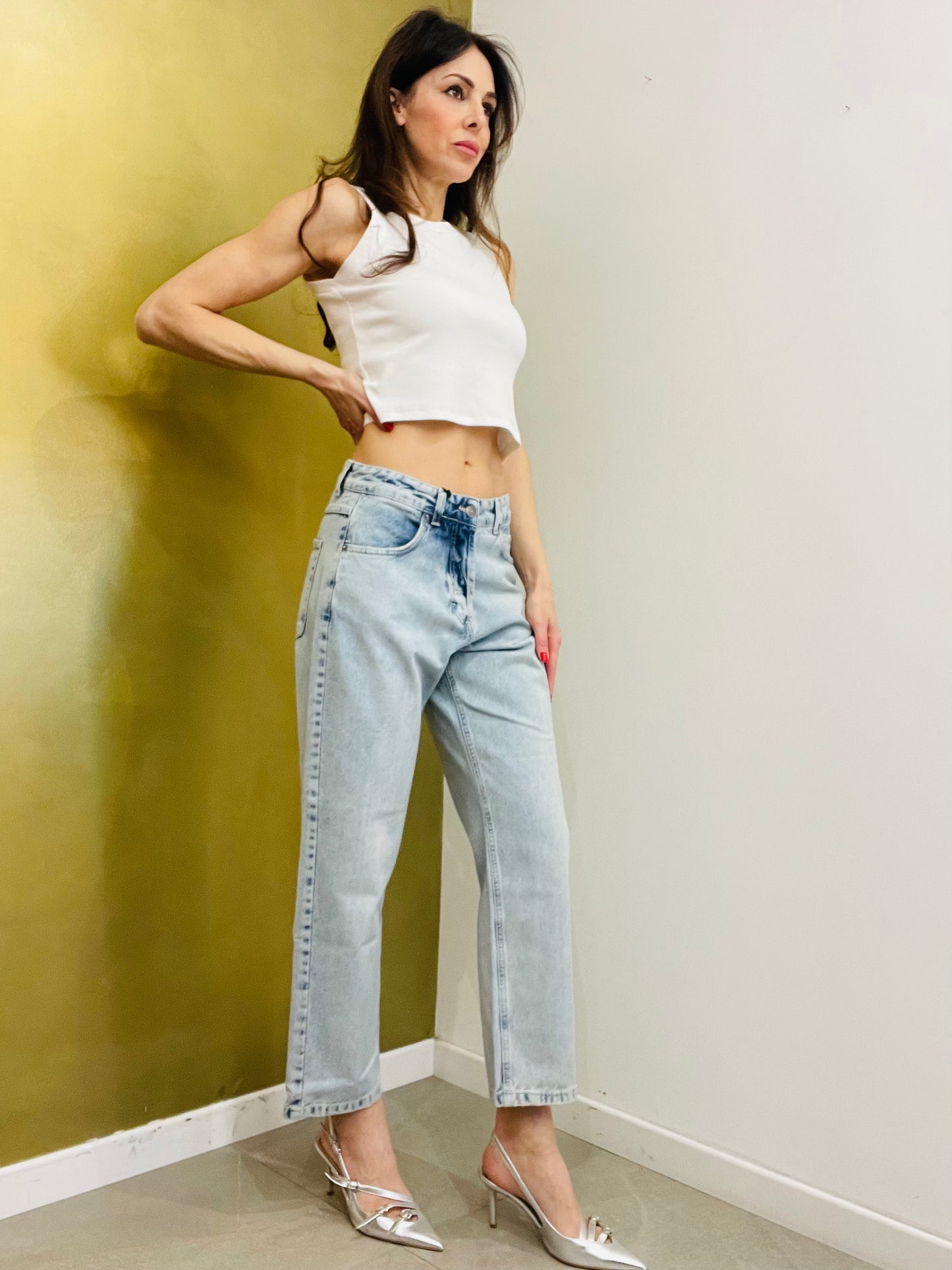 JEANS RELAX FIT TENSIONE IN