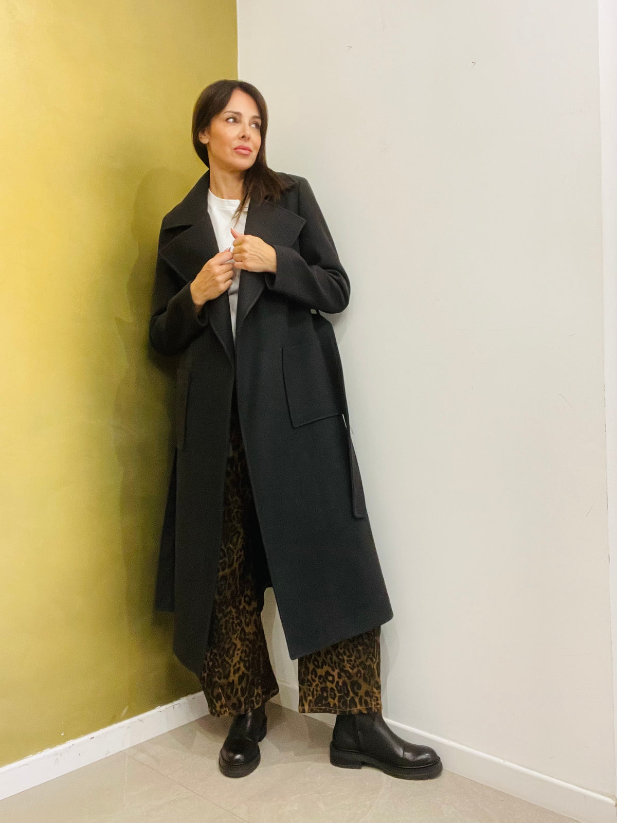 CAPPOTTO LUNGO CON CINTURA