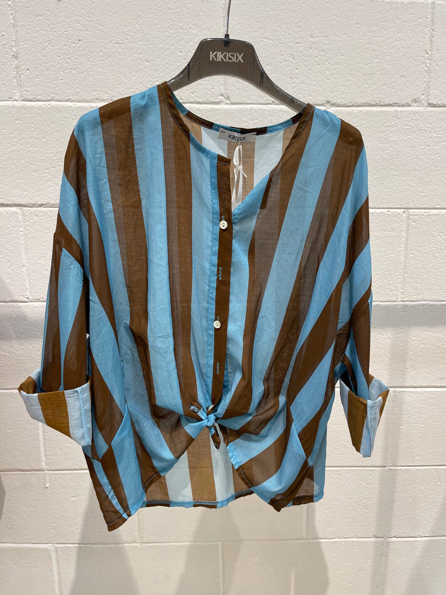 CAMICIA MUSSOLA RIGATA