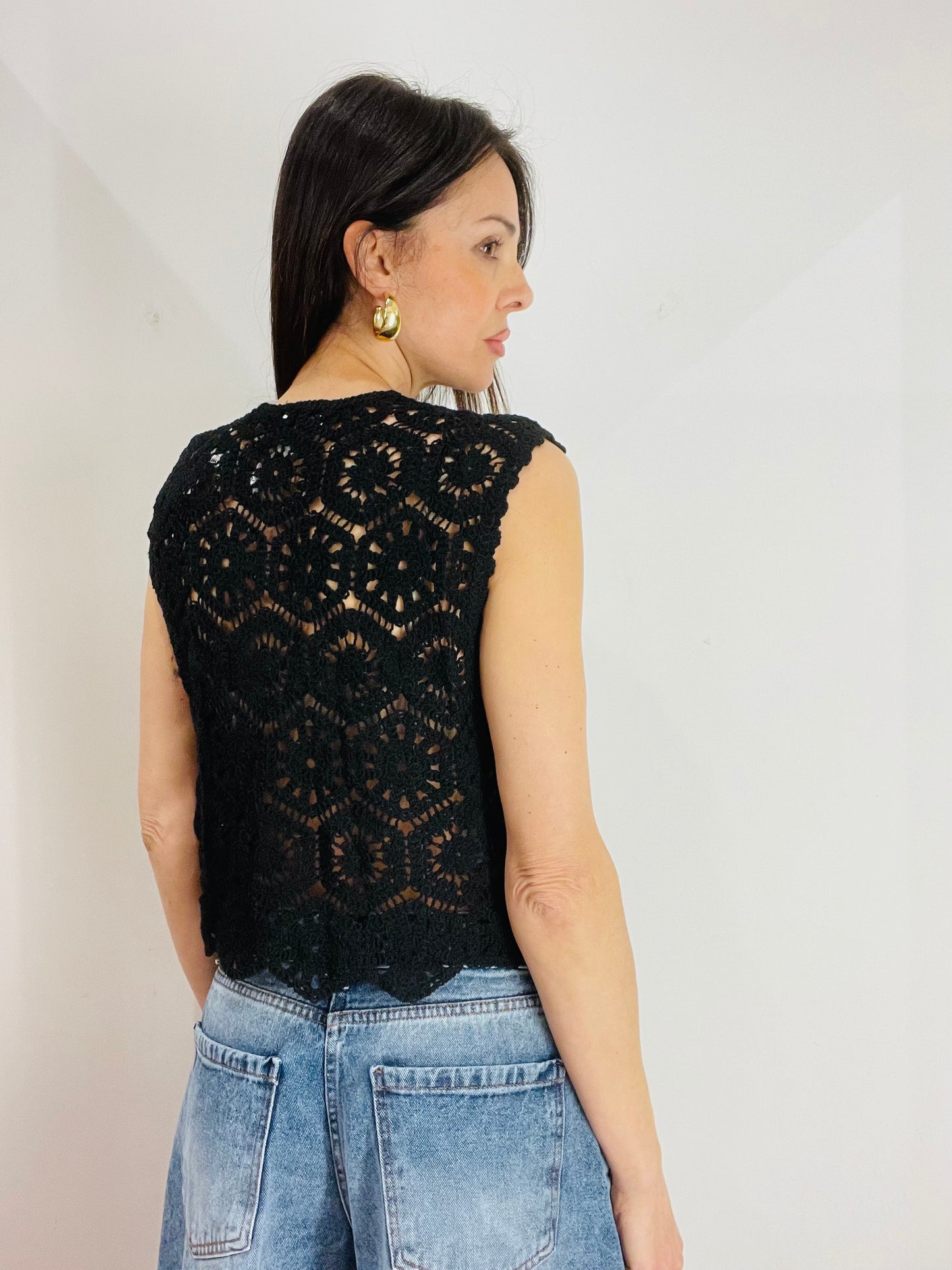 GILET CROCHET