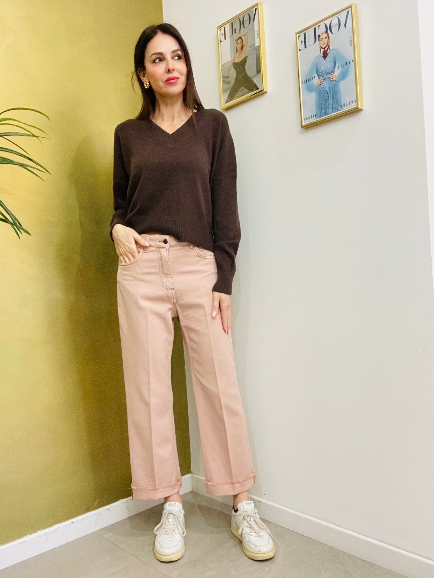 JEANS DRITTO IMPUNTURATO