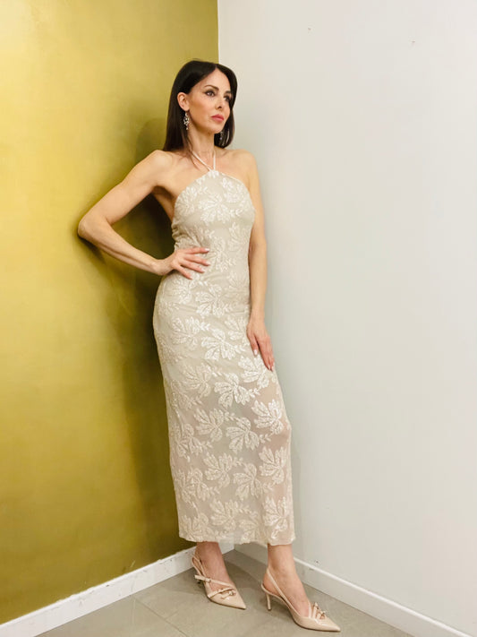 ABITO LUNGO PAILLETTES