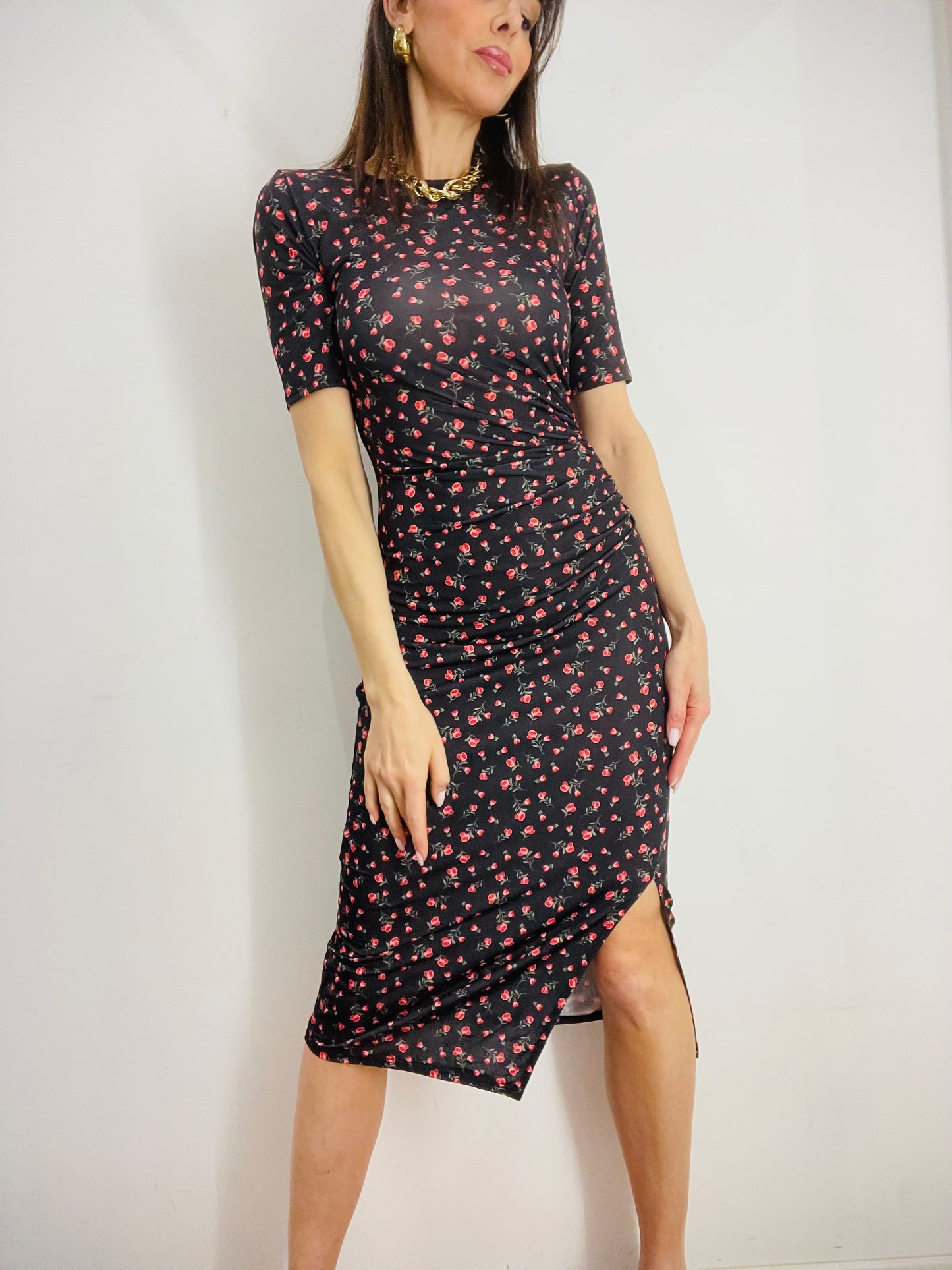 ABITO LUNGO FLOREALE