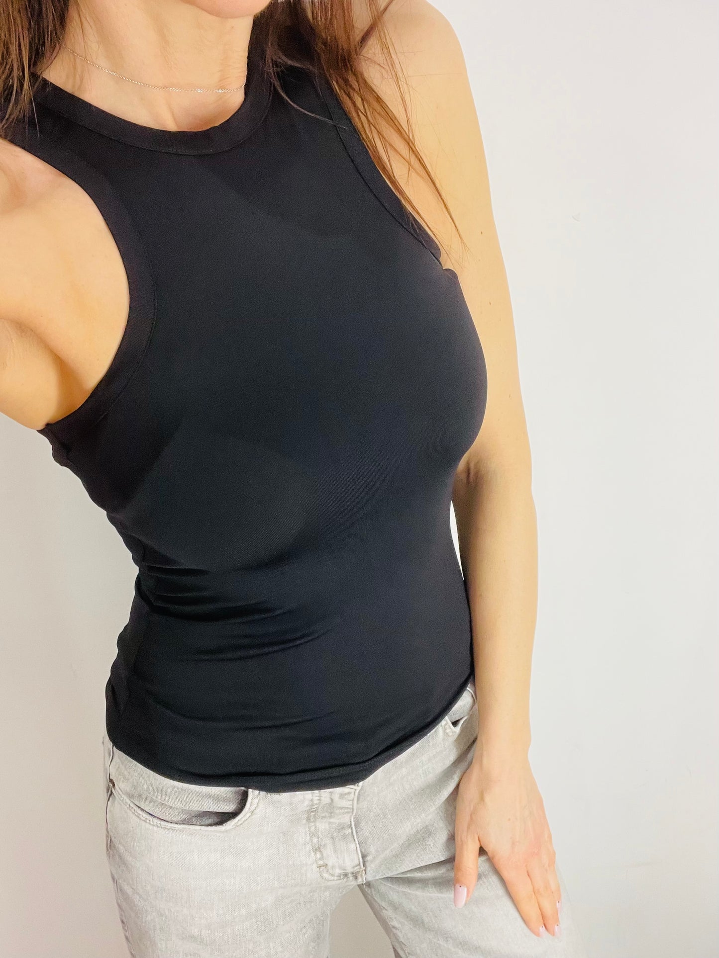 TOP SCOLLO ALL’AMERICANA