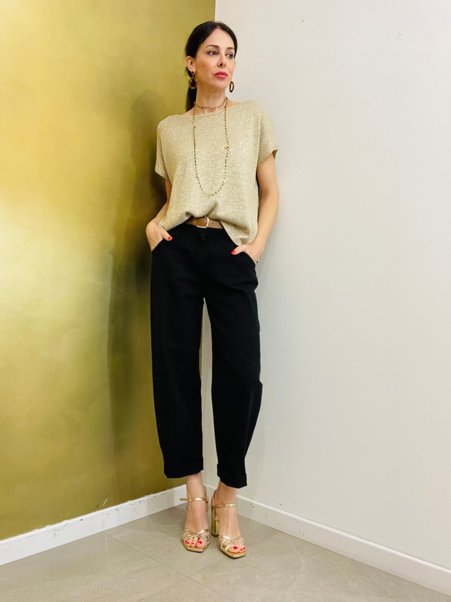 PANTALONE OVETTO TENSIONE IN